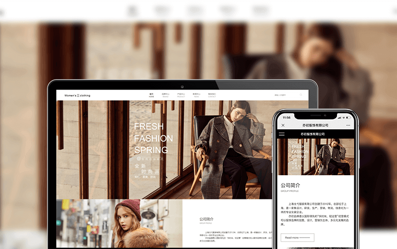服饰网站建设-逸码科技开发案例